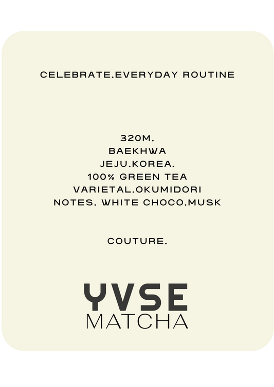 [PREORDER_JEJU] COUTURE MATCHA 1KG