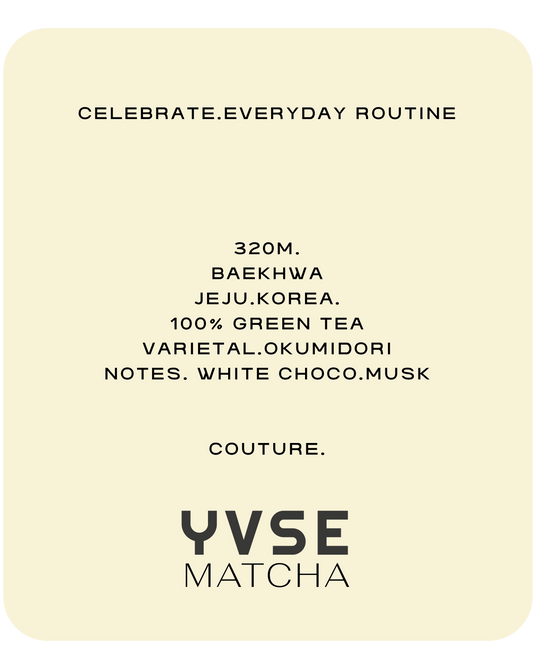 [PREORDER_JEJU] COUTURE MATCHA 1KG